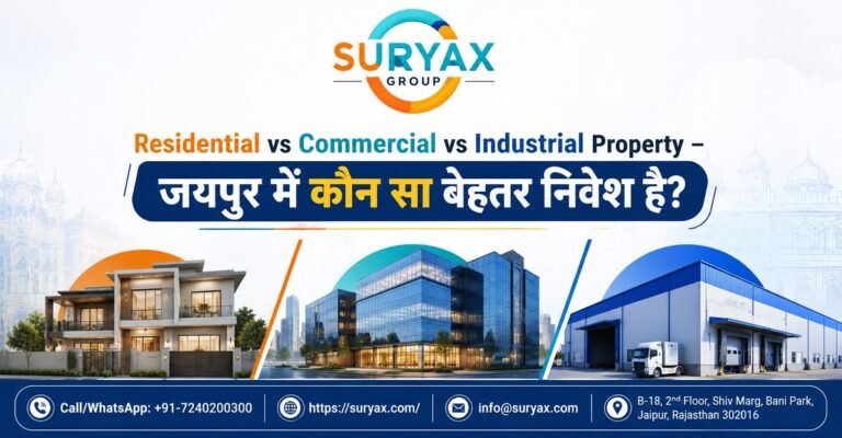 Residential vs Commercial vs Industrial Property – जयपुर-में-कौन-सा -बेहतर-निवेश-है